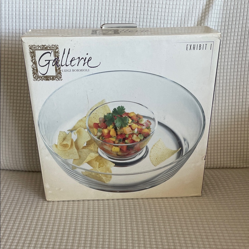 Luigi Bormioli Clear Glass Serving Bowl Set